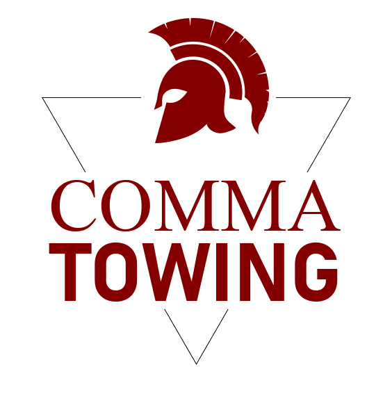 Comma Towing Logo
